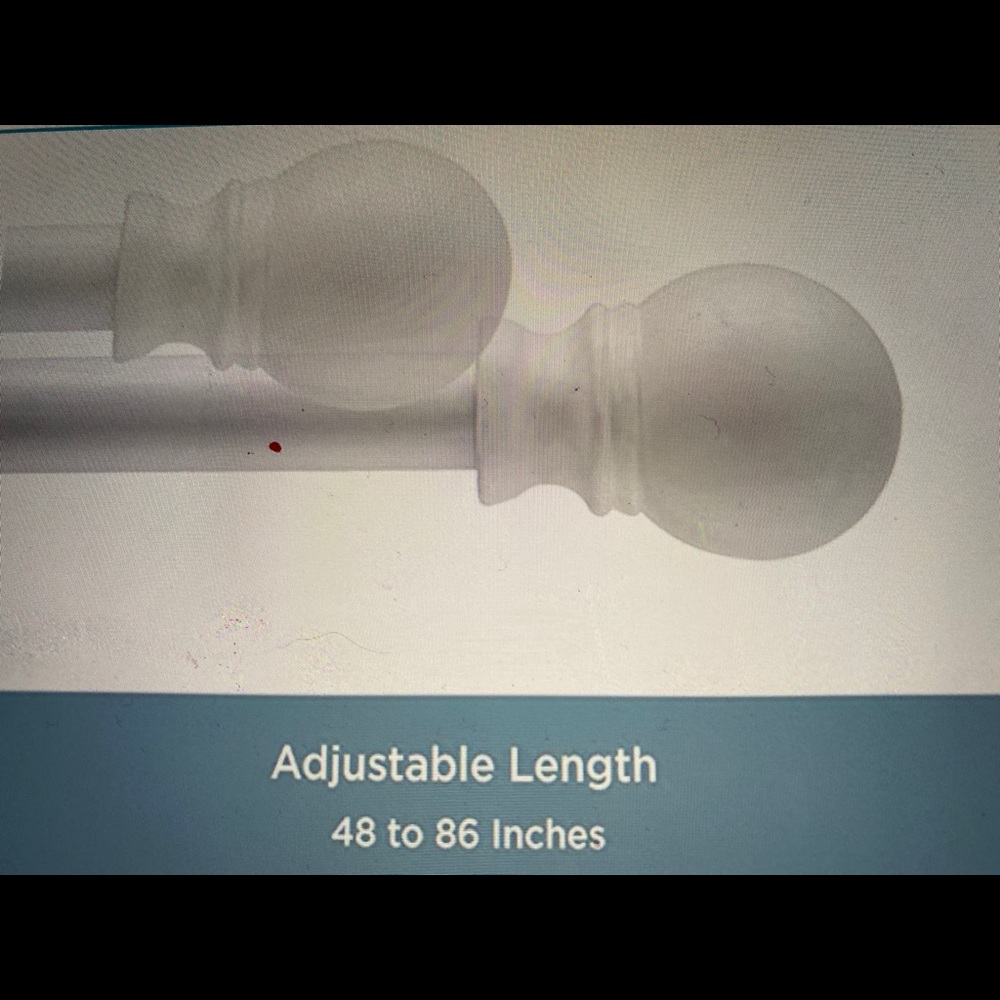 Window Curtain Rod - Picture 3 of 3